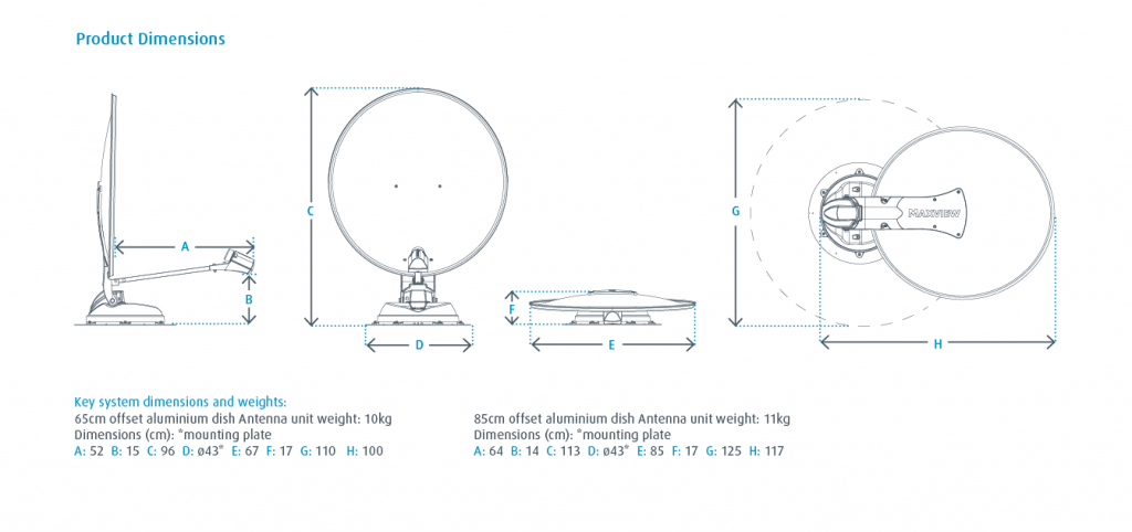 Full detailed drawing of the dimensions
